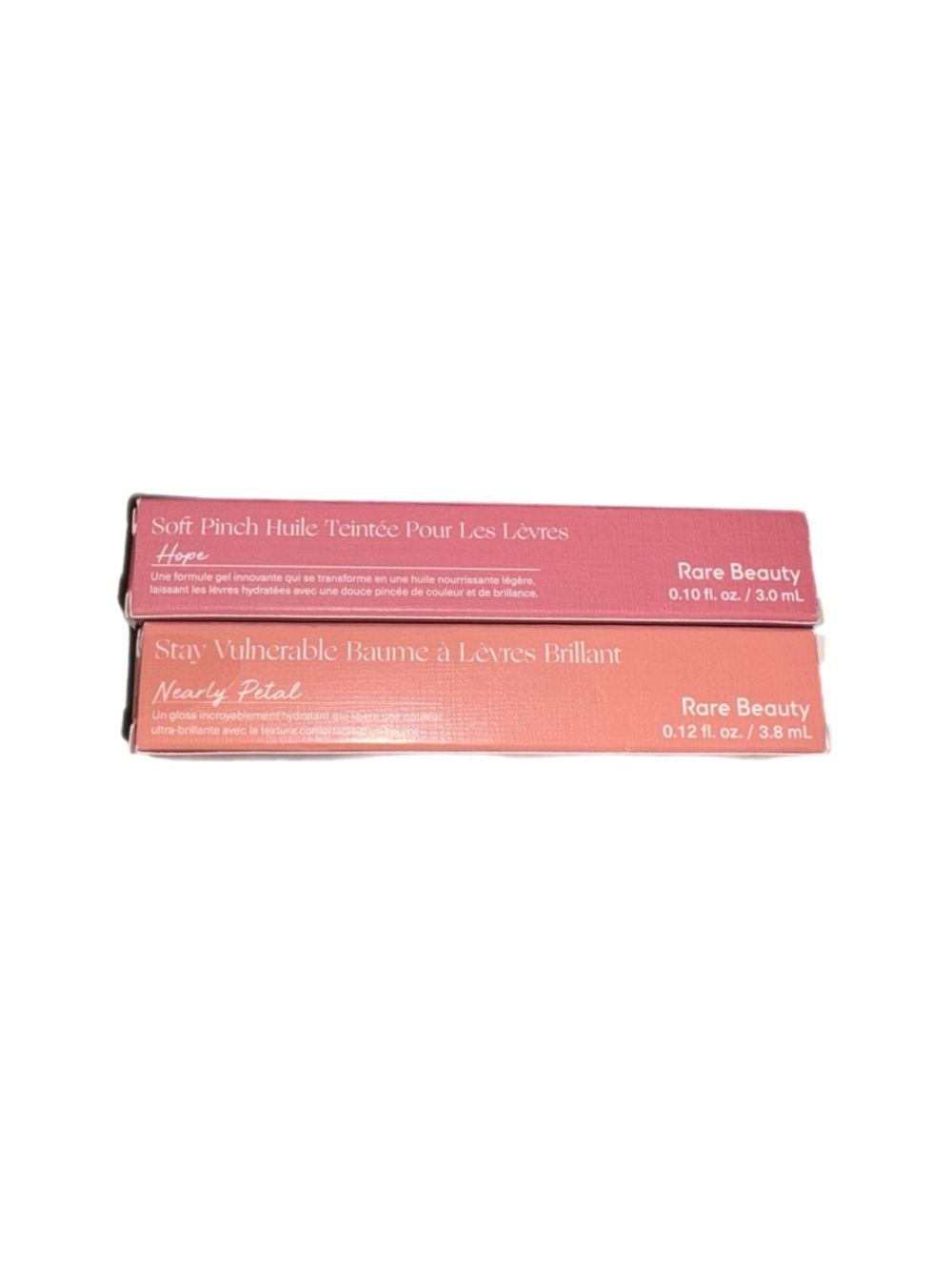 Rare Beauty Soft Pinch Tinted Lip Oil / Lip Balm Duo - Hope & Nearly Petal
